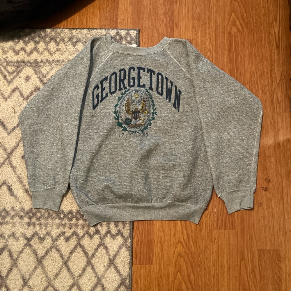 Grey Georgetown College Sweater
